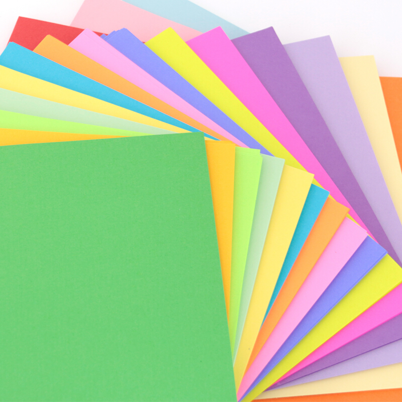 无缺a4彩纸10页1本500本起订