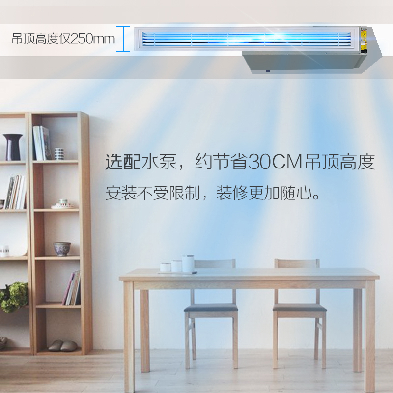 GCHV 多联机中央空调一拖四 五匹变频冷暖 1级能效 80-110㎡GCHV-VH120R1-F01高清大图