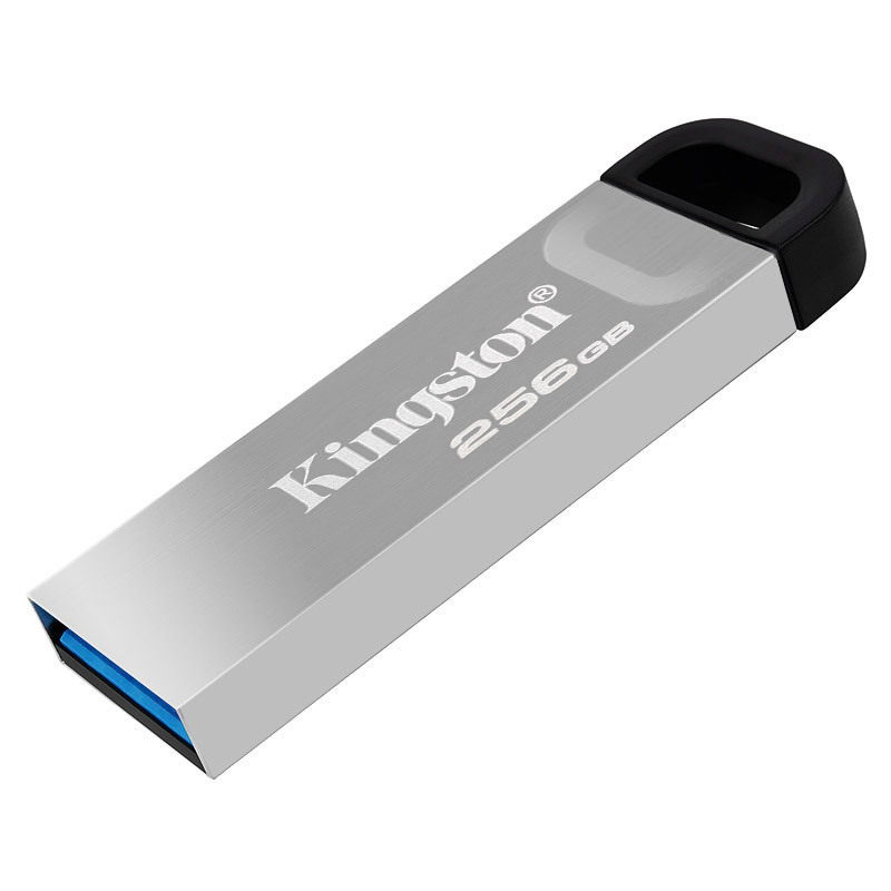 金士顿优盘256GB USB 3.2 Gen 1 U盘 DTKN 金属外壳 读速200MB/s 8个