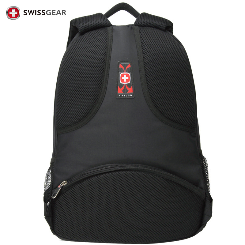 SWISSGEAR 背包双肩包商务笔记本电脑包15.6英寸旅行包 SA-9602黑色[邮政银行专供款,其他拍下不发货]