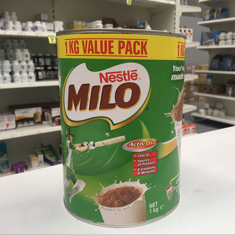 巧克力高能营养粉[1桶×1000克]NESTLE 补充多种维生素 营养早餐 全家食用 进口原装[海外购 澳洲直邮]