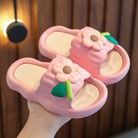 女童夏天拖鞋亲子女孩夏季室内家居洗澡防滑女大中小童凉拖鞋 40-41内长约24CM成人款 103粉色【花朵】