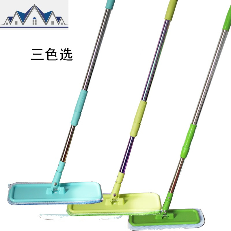 实木地板专用平板拖把精油打蜡静电家用磁砖地粘扣式迷你除尘拖布 三维工匠