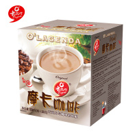 马来西亚进口O'lagenda老誌行老志行摩卡三合一速溶白咖啡粉250g盒装