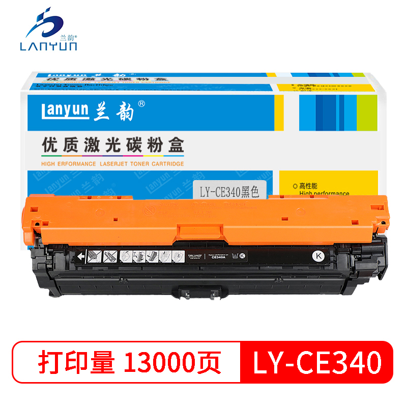 兰韵LY-CE340 黑色硒鼓 适用于惠普M775 黑色