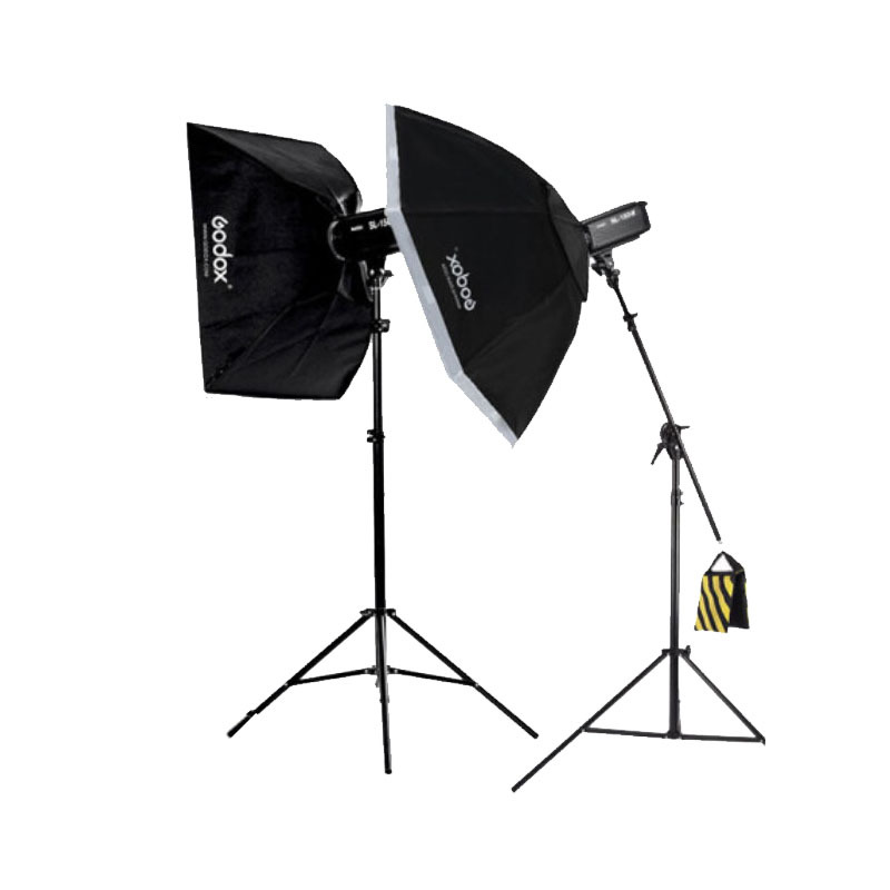 神 牛(Godox) SL-150W直播补光灯LED摄影灯(常亮补光 三灯套装)