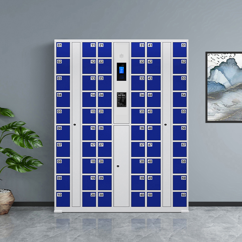 臻远 ZY-SJGB-24 智能手机柜电子设备寄存柜储物柜 60门人脸识别款高清大图