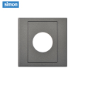 西蒙(simon) E3 插座开关插板86型开关插座面板 出线面板 出线面板 荧光灰