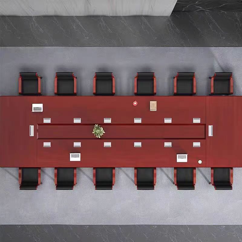 聚越唐(JUYUETANG) 油漆会议桌 5000*1800*760mm 张高清大图