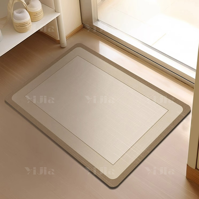 翌嘉YJ40802069 硅藻泥防滑地垫卫生间吸水防滑垫速干脚垫高清大图