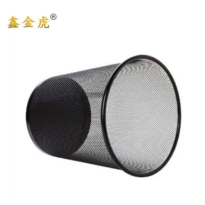 鑫金虎防锈铁网垃圾桶无盖L6 235*235*260mm高清大图