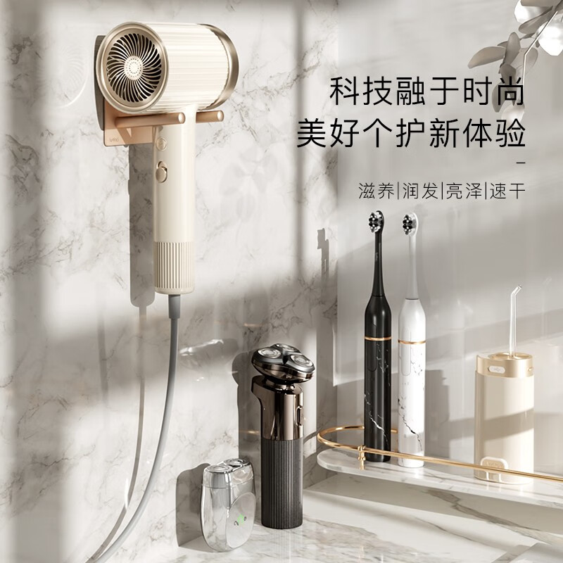 ApiYoo 艾优电吹风机家用负离子大功率吹风筒速干恒温护发 国风吹风机GF3高清大图