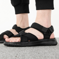 SKECHERS斯凯奇男鞋新款耐磨舒适轻便百搭运动休闲凉鞋沙滩鞋51722-BBK ZP 51722-BBK/黑色 43