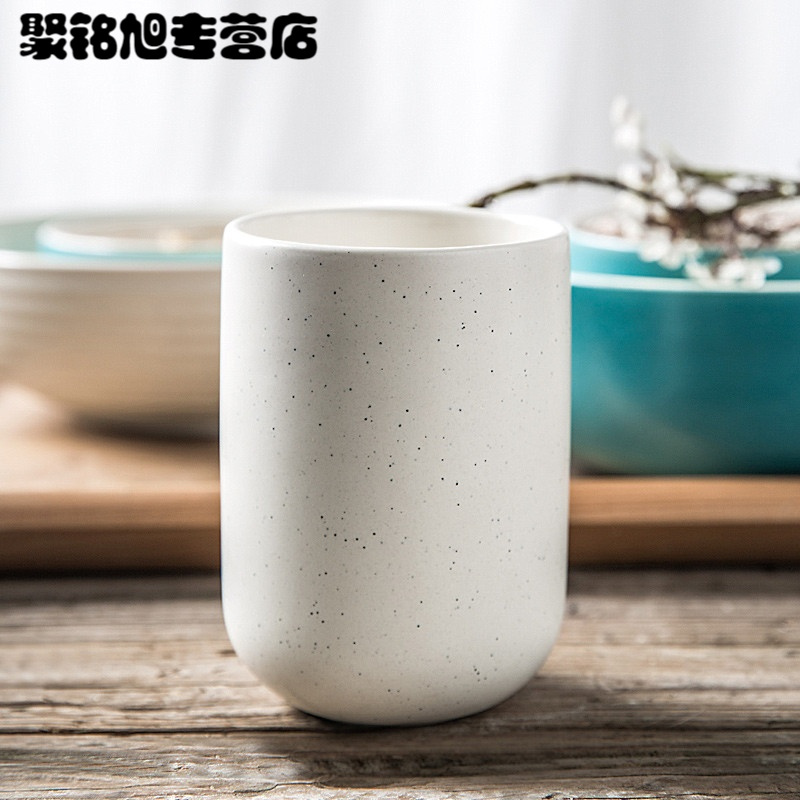 马克杯创意情侣个性简约日式杯子陶瓷牛奶杯早餐杯喝水杯麦片杯饮水杯牛仔杯咖啡杯家居生活日用器皿水具水杯