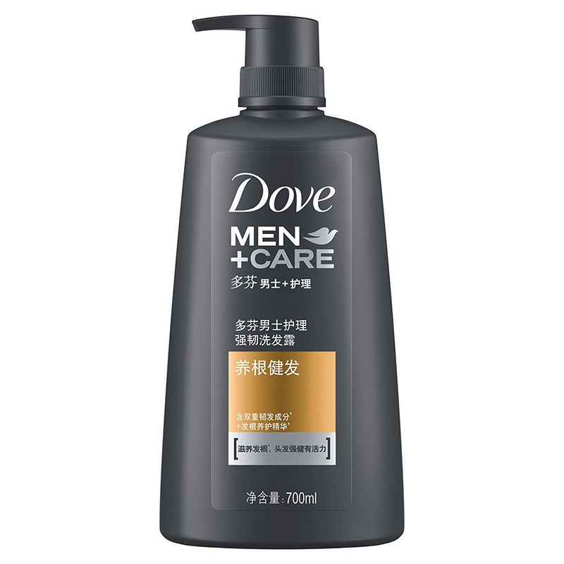 多芬(Dove)洗发水 男士+护理 强韧洗发露 养根健发700ml[联合利华]