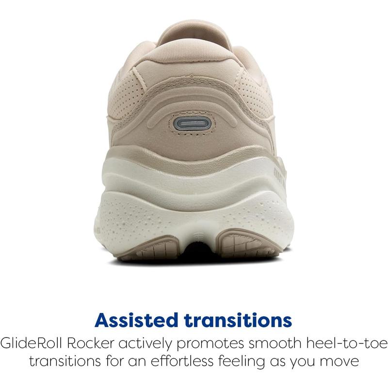 Brooks布鲁克斯女士鬼怪Max麂皮皮革跑步休闲鞋轻便缓震透气舒适高清大图