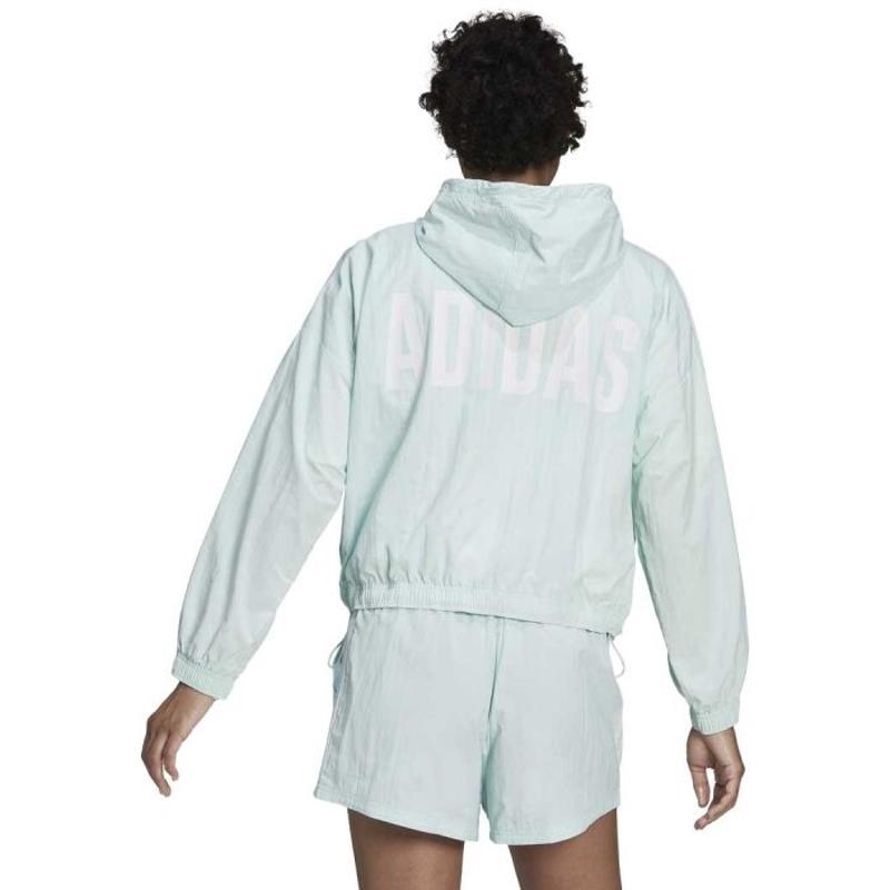 阿迪达斯(adidas)女士运动夹克宽松版型轻量化防风透气百搭休闲外高清大图