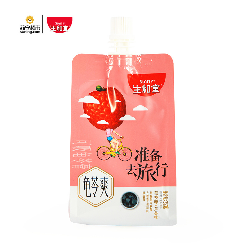 生和堂 荔枝+芦荟味可吸龟苓膏 253g