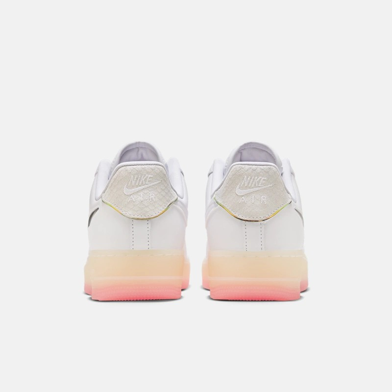 耐克女鞋air force 1龙年af1粉白空军一号低帮休闲板鞋fz5741-191