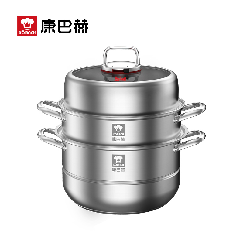 康巴赫(KBH) 甄享304防溢蒸锅28cm LPB-JX28Z