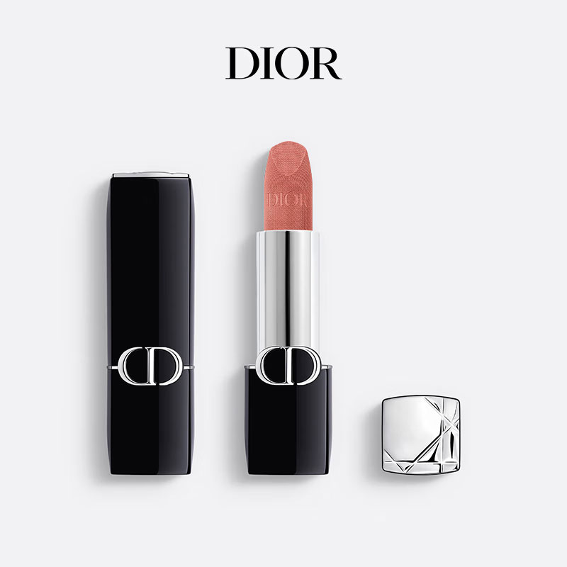 迪奥(Dior) 烈艳蓝金口红丝绒哑光100杏仁奶茶(规格:支)