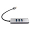 联想拓展坞线材A615 灰色（USB3.0分线器+USB转RJ45千兆网口）