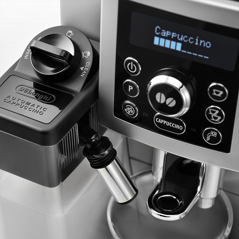 德龙(DeLonghi) ECAM23.460.S 全自动咖啡机意式家用商用咖啡机蒸汽式自动打奶泡豆粉两用原装进口