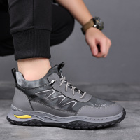 承发男鞋冬季新款运动休闲鞋男士加绒保暖棉鞋高帮雪地靴一件