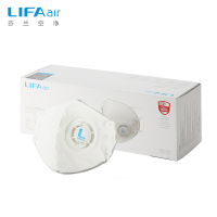 芬兰LIFAair LM99自吸过滤式防雾霾颗粒物A级防护/成人白色口罩（10只装）