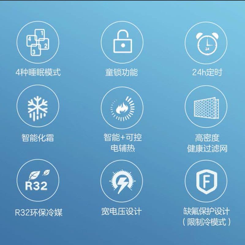 格力空调 宁越 大1匹 新一级变频冷暖挂机空调 KFR-26GW/(26575)FNhDc-B1(皓雪白)图片