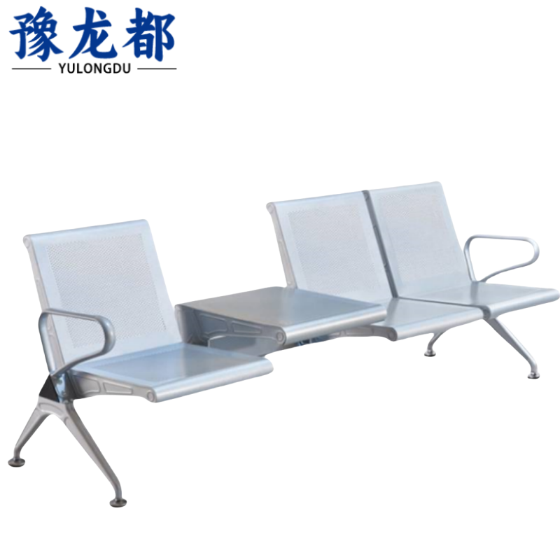 豫龙都排椅三人+茶几套