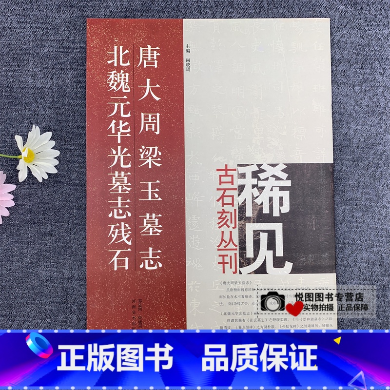 [正版]魏元华光墓志 唐大周梁玉墓志 稀见古石刻丛刊系列 尚晓周主编 毛笔书法字帖楷书碑帖 9787540120283高清大图