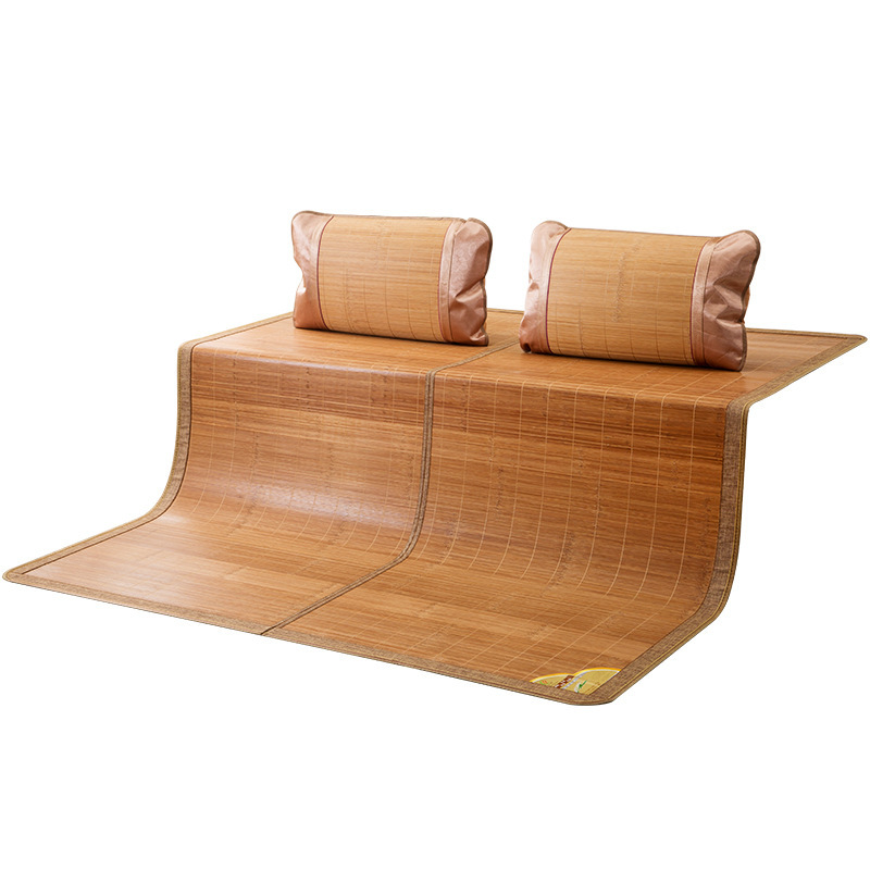 竹凉席镜面碳化竹席双面可折叠1.8米床双人藤席夏凉席夏席子