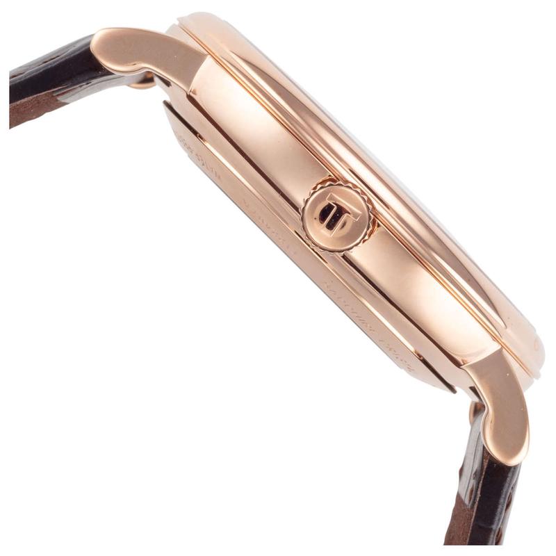 天梭(TISSOT)瑞士自动机械男表40mm防水50米商务休闲皮带手表高清大图