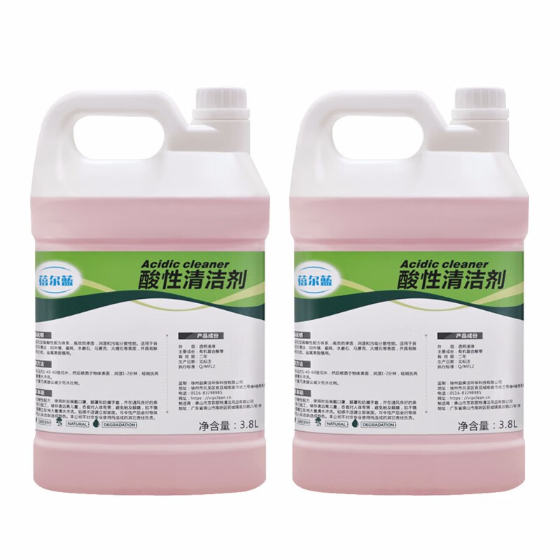 蓓尔蓝 BEL037 酸性清洁剂 3.8L*4桶 白色*高清大图