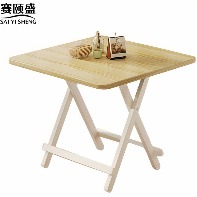 赛颐盛折叠餐桌100*100*73CM张高清大图
