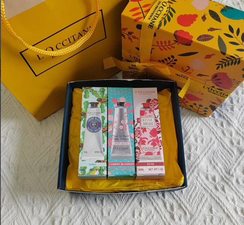 欧舒丹护手霜礼盒 30ml*3支 味道随机高清大图