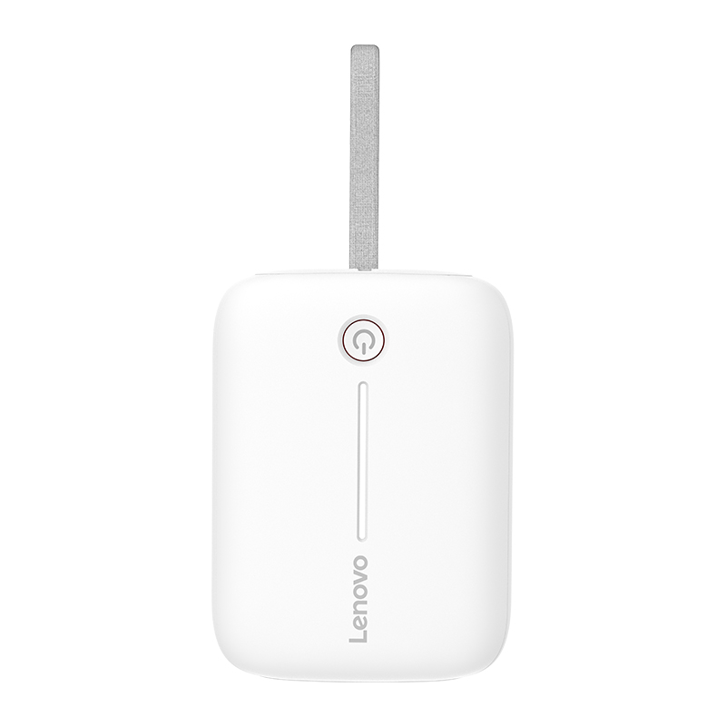 联想(Lenovo)LD220-10 充电宝自带线10000毫安22.5W快充 白色