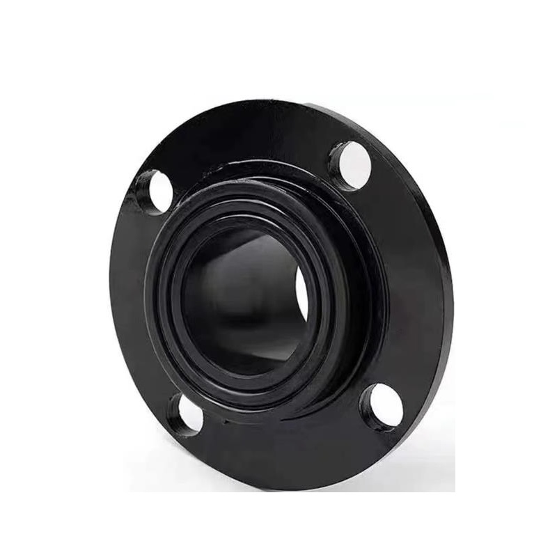 伟鹏双兴 PE热熔法兰 PE75承插式法兰根+铁盘 套高清大图