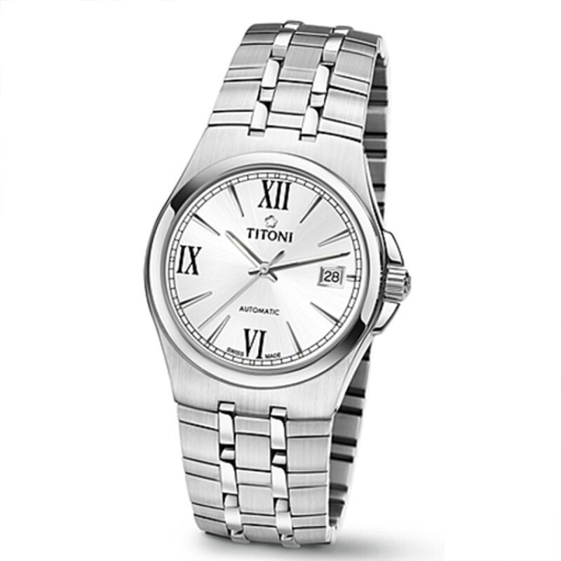 titoni梅花瑞士手表动力系列男士机械表83730s520