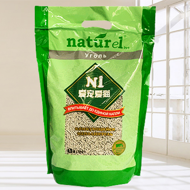 N1豆腐猫砂植物豆腐猫砂绿茶除臭无尘猫砂2.0颗粒澳大利亚ni猫沙整箱8kg单包2kg装定制绿茶猫砂