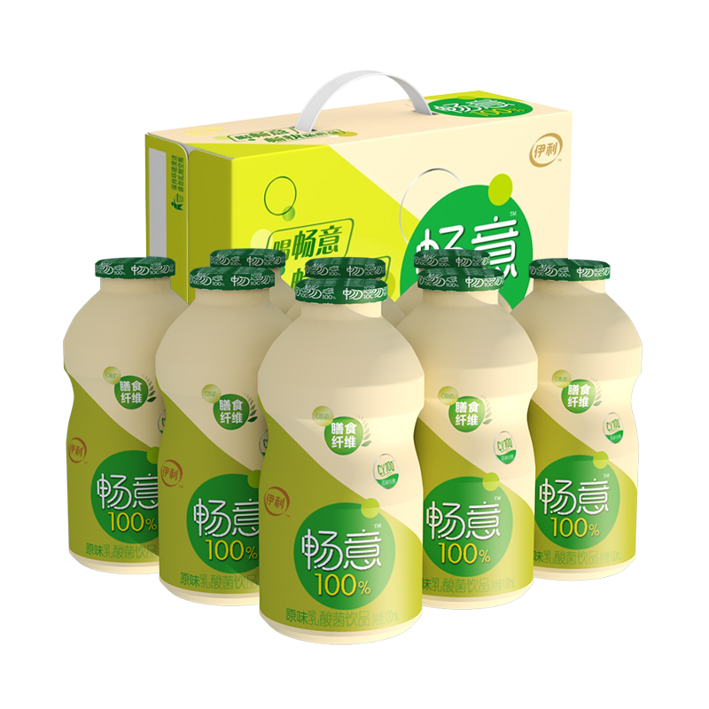 伊利(yili)功能饮料 超级新品 伊利(yili)畅意100%乳酸菌饮品原味100