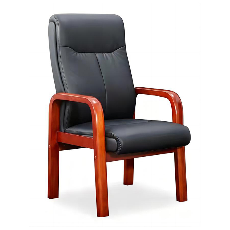臻远 ZY5110298 办公会议椅办公皮椅电脑椅 黑色西皮