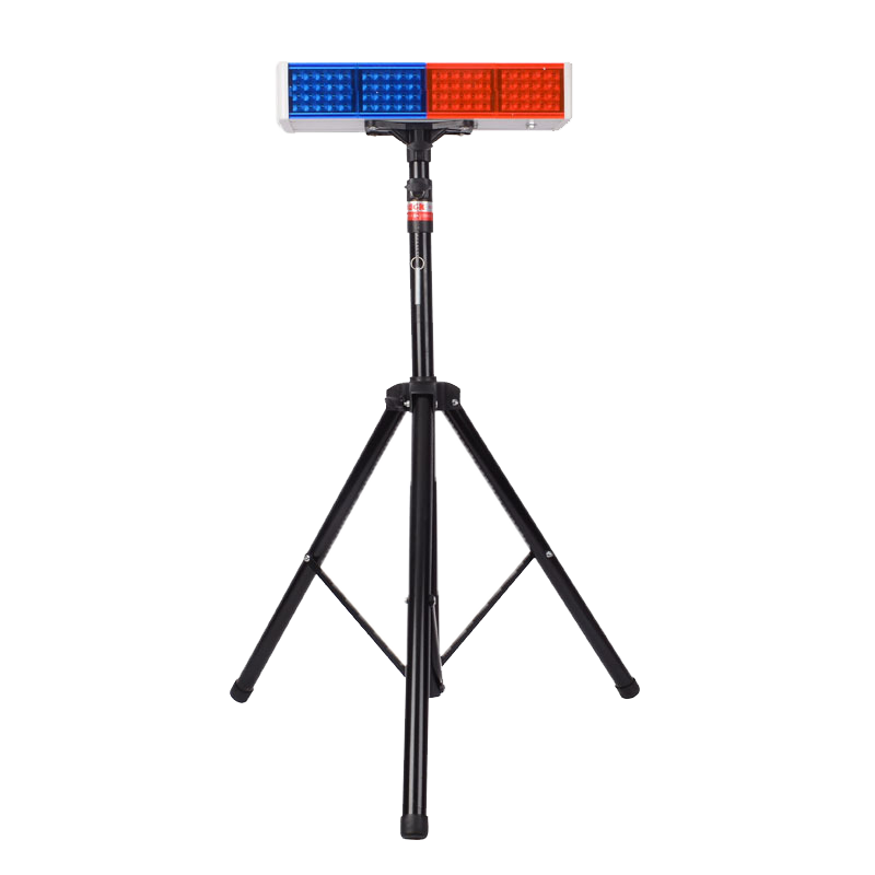 简鼎 JD6516 5W DC3.7V >98小时 IP66 红和蓝 LED太阳能爆闪警示灯 (计价单位:盏) 黑色