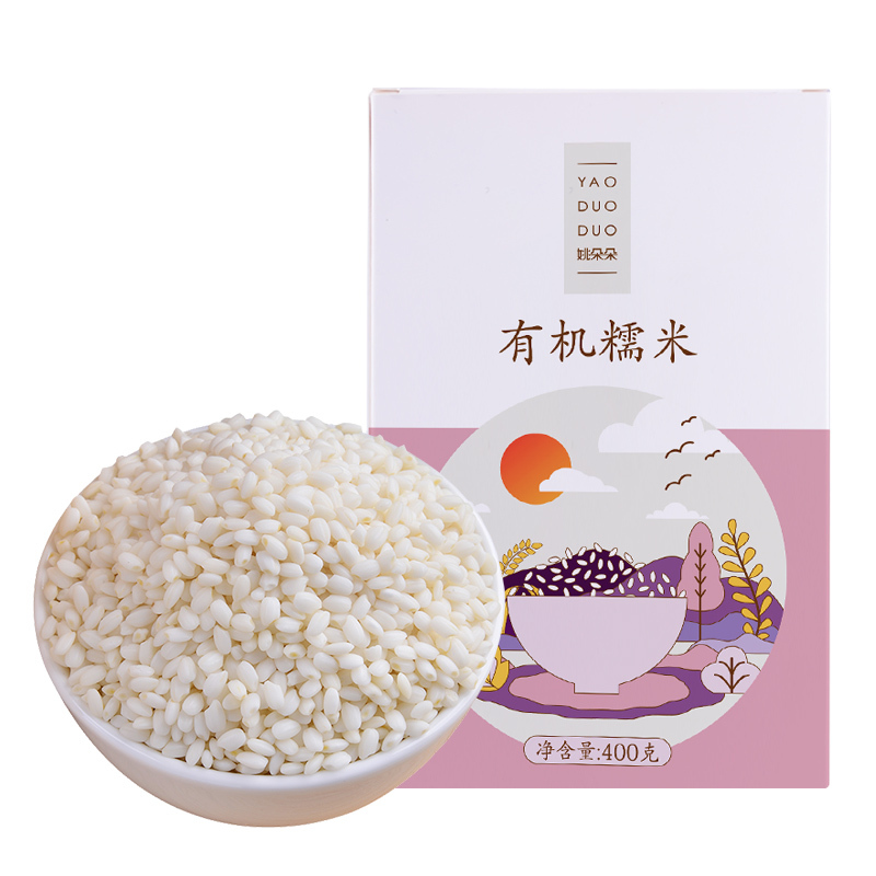 姚朵朵有机糯米400g*1盒