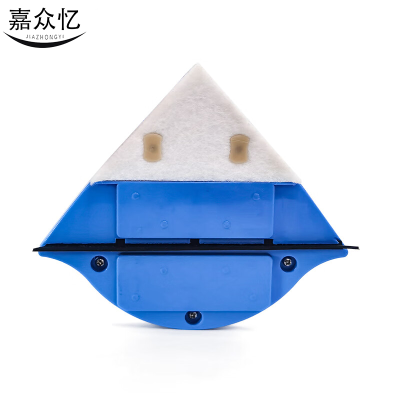 嘉众忆 双面磁性玻璃擦窗器适用3-8mm玻璃蓝色 JZY-BL2503 个高清大图