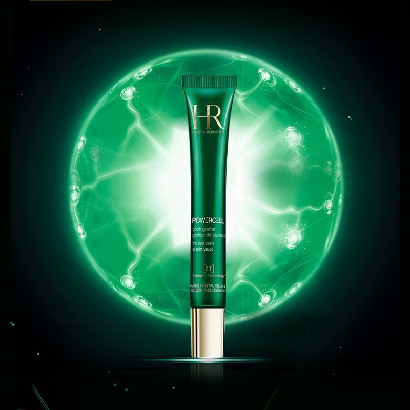 赫莲娜hr绿宝瓶悦活肌源提拉紧致修护各种肤质霜状眼霜精华露15ml