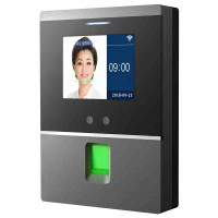 得力人脸识别考勤机D3指纹云考勤机无线网络手机签到机员工上下班签到机指纹人脸识别一体机打卡机