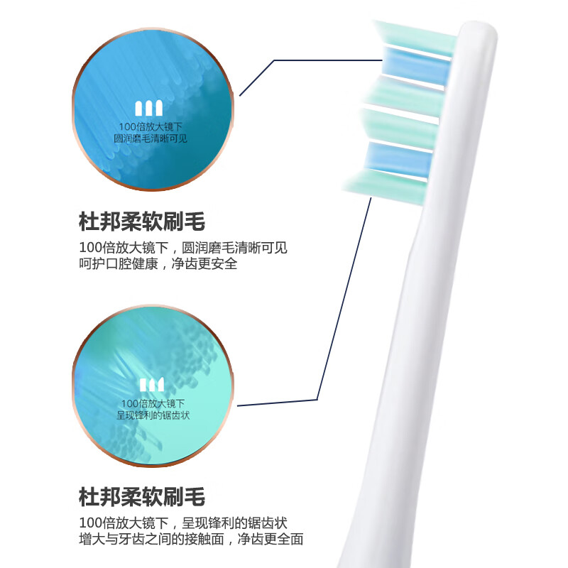 超人(SID)超人智能电动牙刷 扫振一体 软毛护牙 男女同款 家用牙刷HT898高清大图