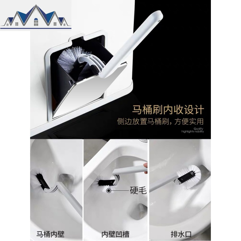 卫生间垃圾桶家用有盖厕所智能感应全自动马桶刷一体式带盖纸篓 三维工匠